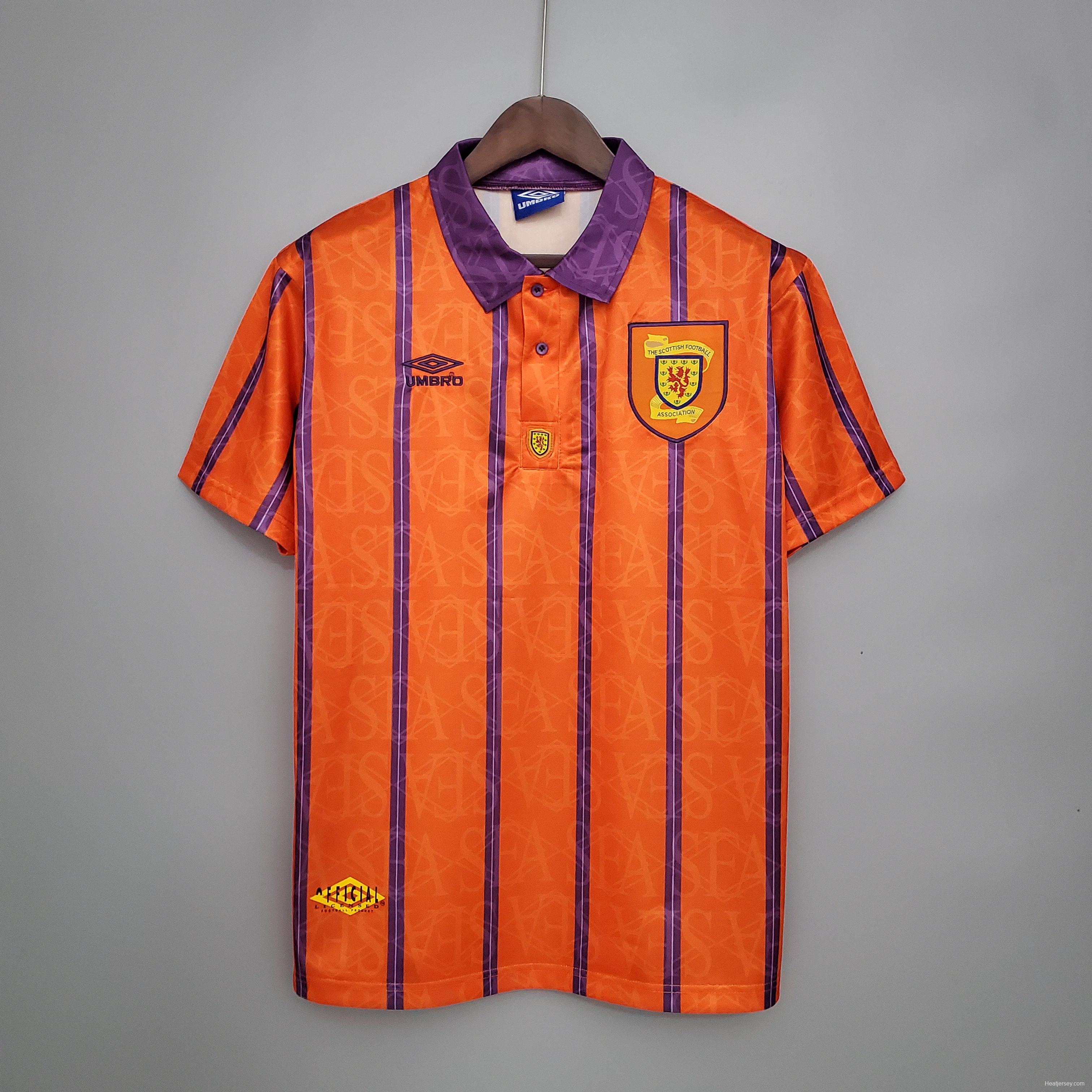 Retro Scotland 1994 away Soccer Jersey