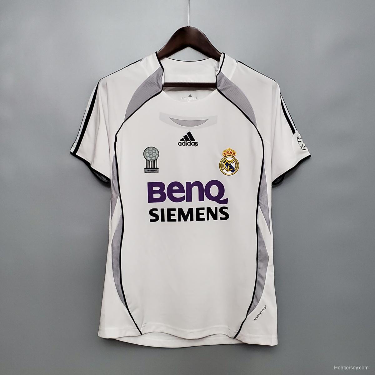 Retro Real Madrid 06/07 home Soccer Jersey