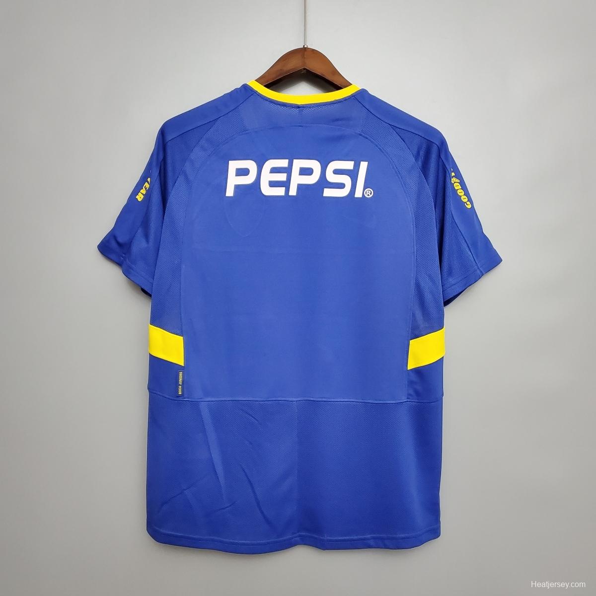 Retro Boca Juniors 03/04 home Soccer Jersey