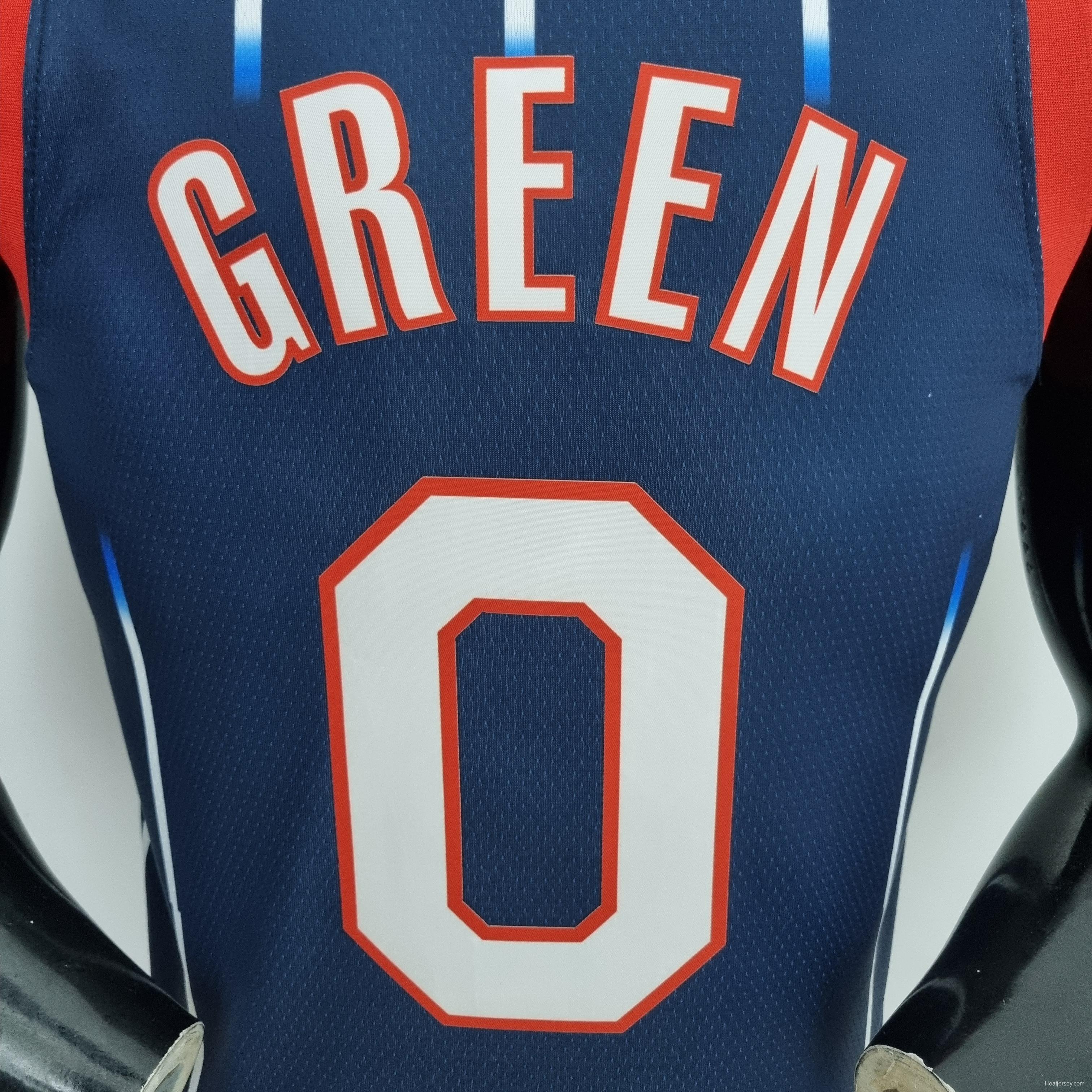 2022 Houston Rockets Green #0 City Edition NBA Jersey