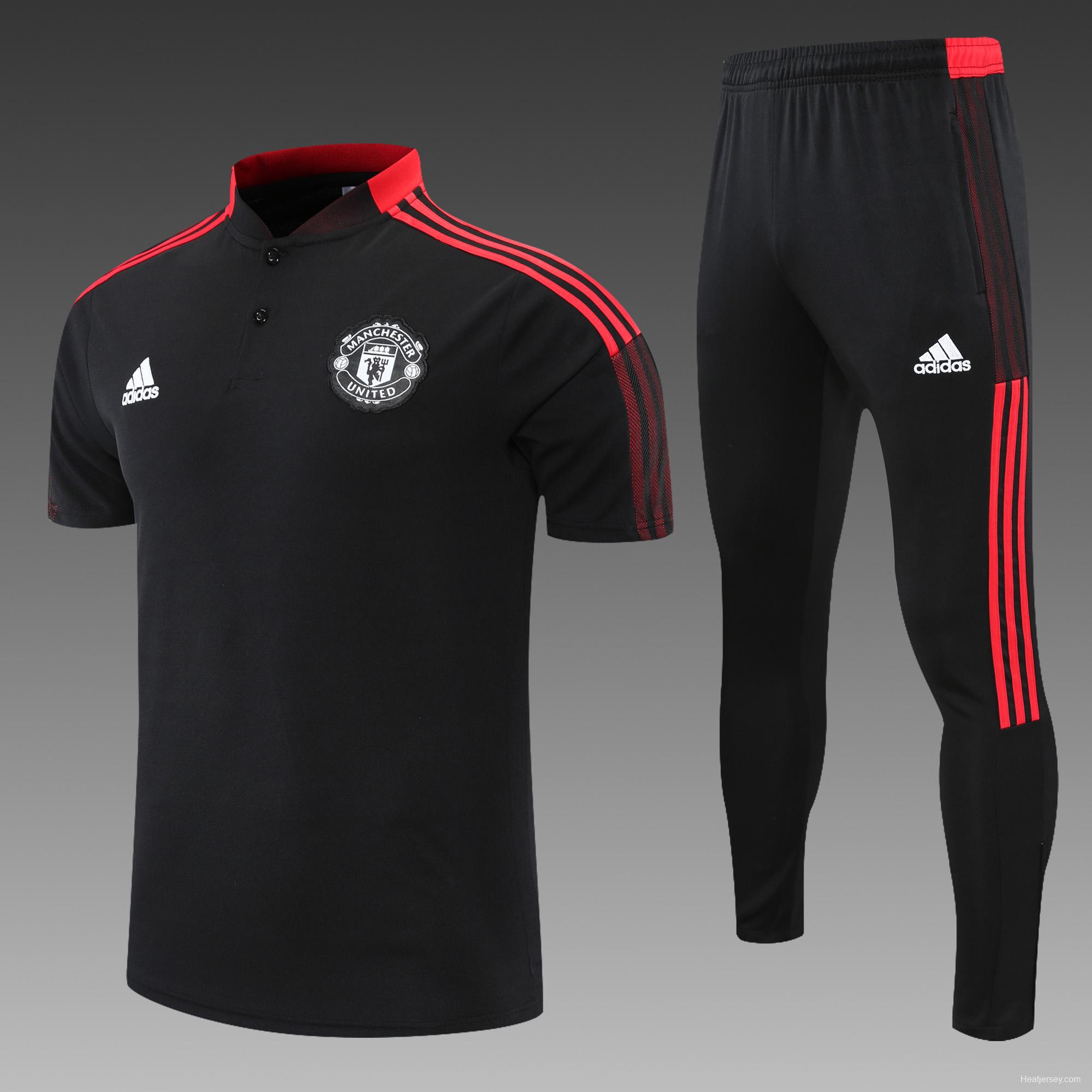 Manchester United POLO kit Black and red stripes(not supported to be sold separately)