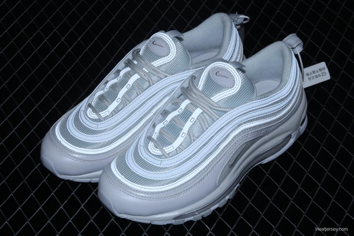 NIKE Air Max 973M reflective all-white bullet air cushion running shoes 921733-100