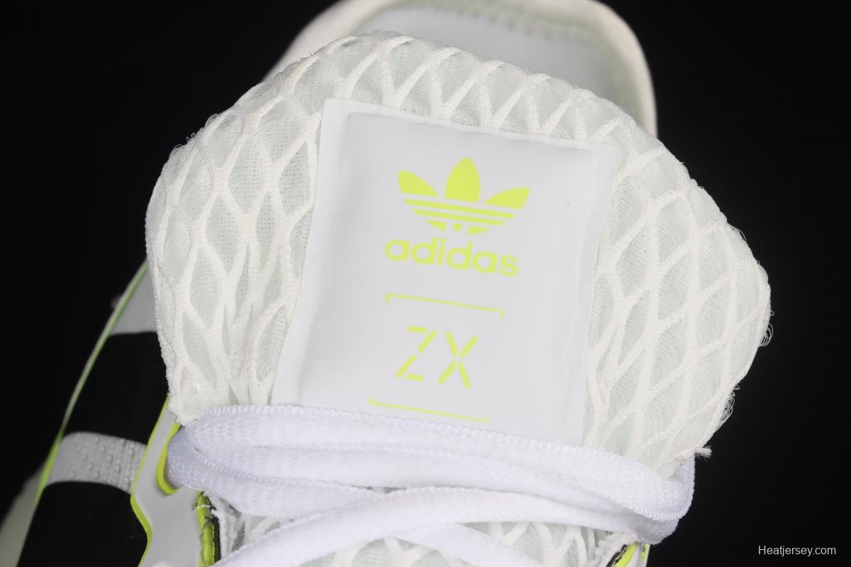 Adidas ZX 2K Boost GY2630 clover popcorn vintage running shoes