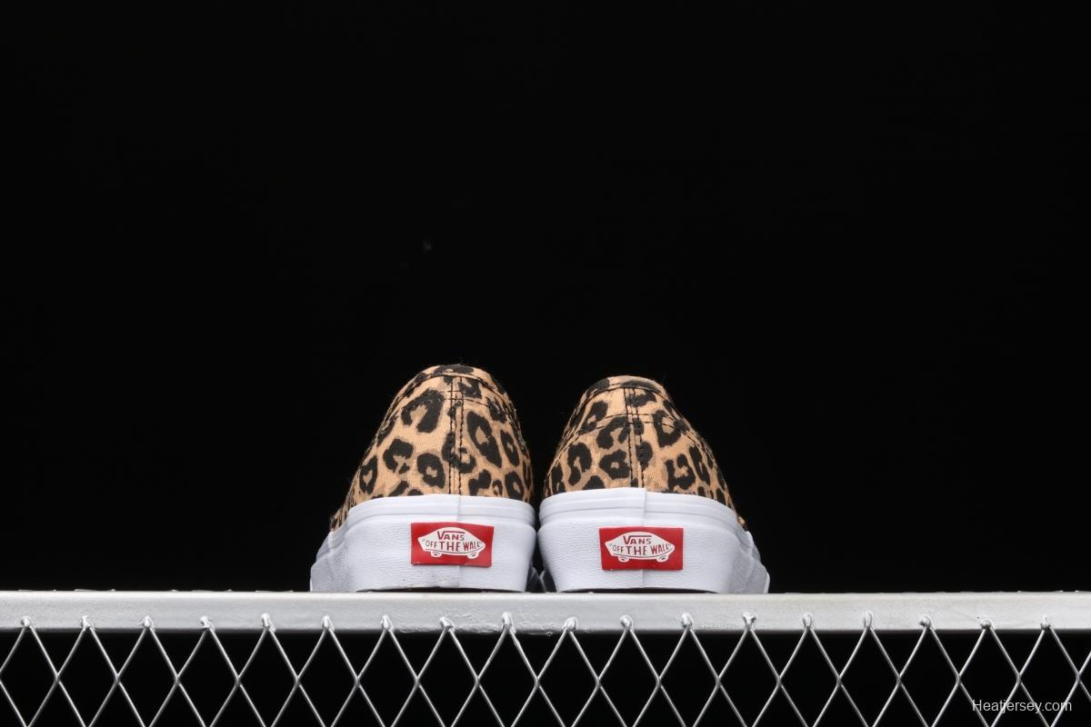 Vans Authentic 2021SS official website limited leopard print low-top casual board shoes VN0AODUNQQ