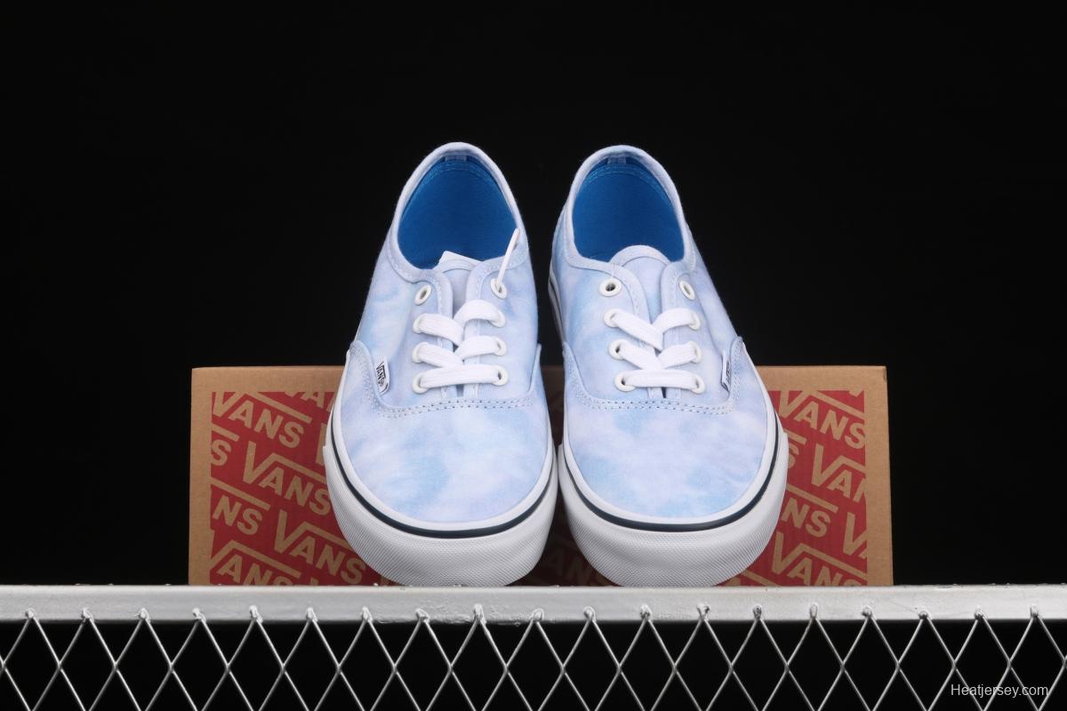 Vans Authentic Lx Vance Milk Blue White Blue low-top Vulcanized Board shoes VN0003B9IWC