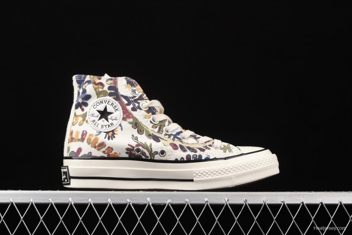 Converse Chuck 70 series cashew flower high top casual board shoes 572545C