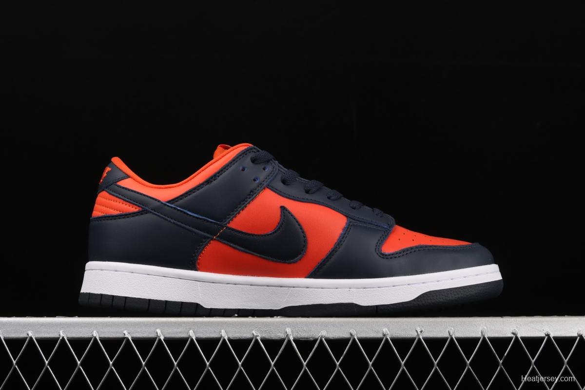 NIKE SB DUNK Low SP Fanta color matching head layer low side leisure sports board shoes CU1727-800