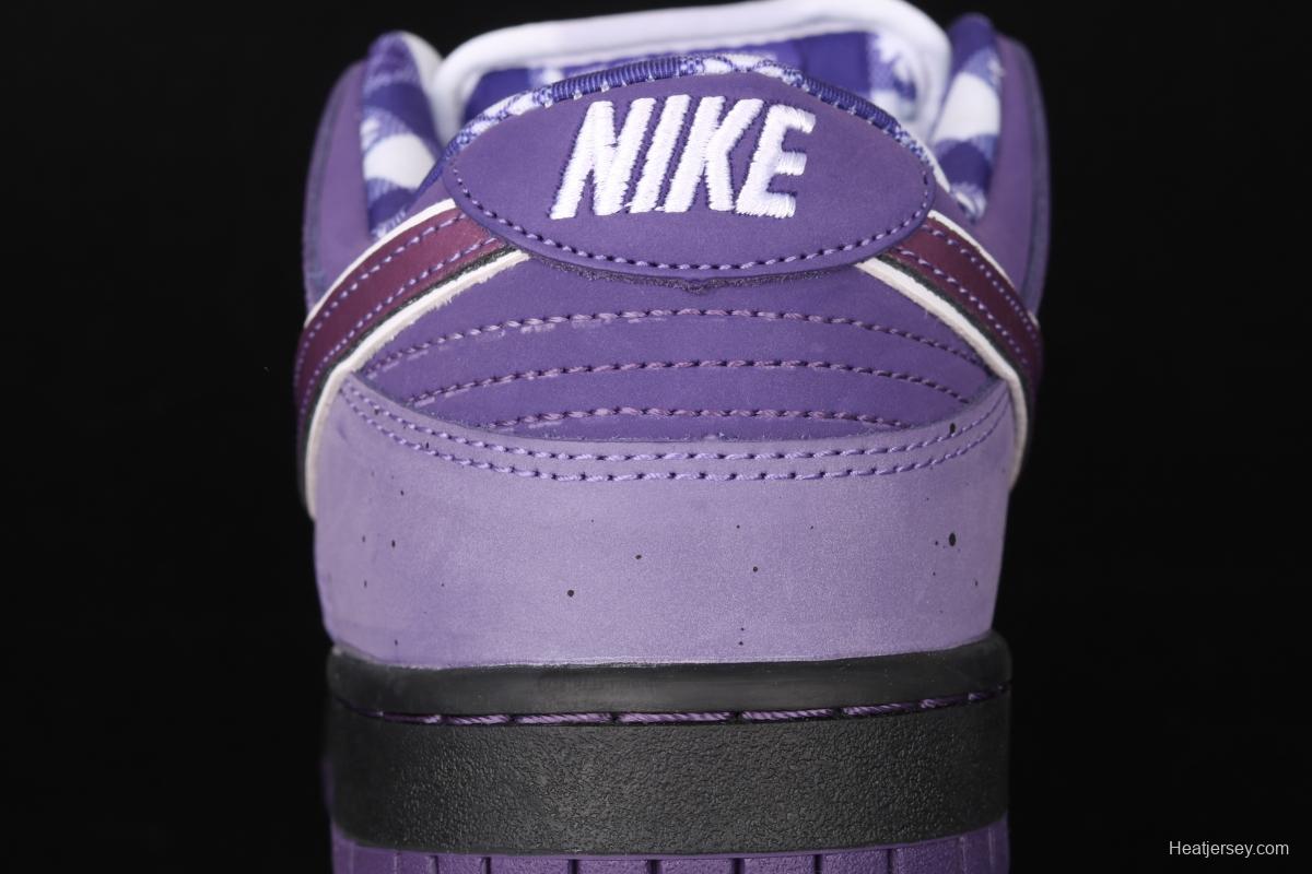 NIKE SB DUNK Low x Concepts co-signed purple lobster low-top shoes BV1310-555