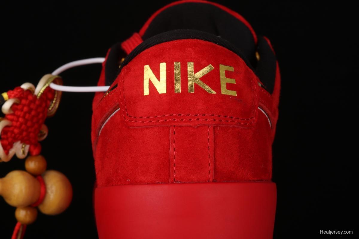 NIKE SB Blazer OG QS Trail Blazers Limited Edition Chinese Red Mouse New year Edition send blessings and money low-top board shoes leisure board shoes CJ7049-818