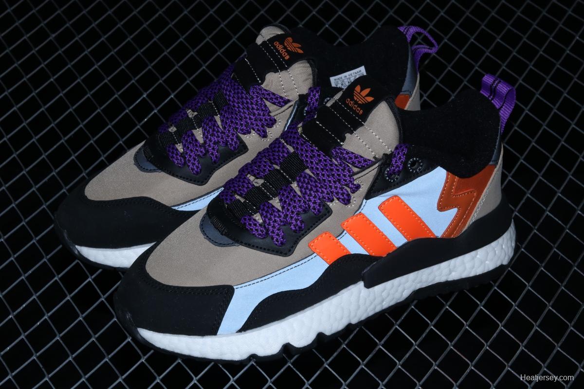 Adidas Nite Jogger Winterized Boost FZ3664 3M reflective retro running shoes