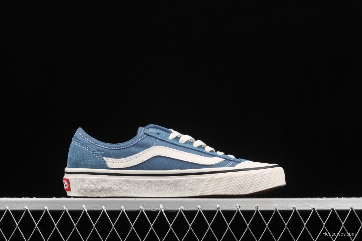 Vans Style 36 SF jeans blue PEACEMINUSONE short head limited edition skateboard shoes VN0A3MVL42R