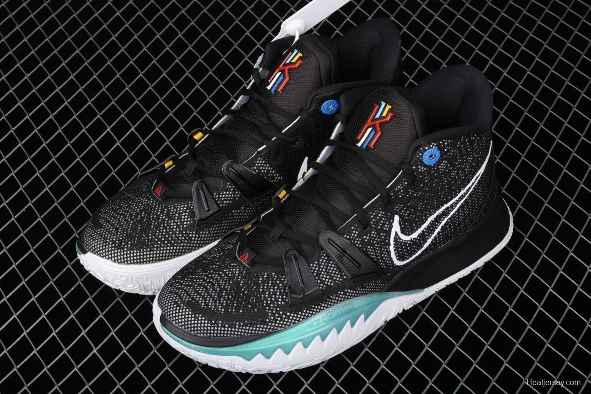 NIKE Kyrie 7 BK Black Owen 7 generations of dark magic CQ9327-002