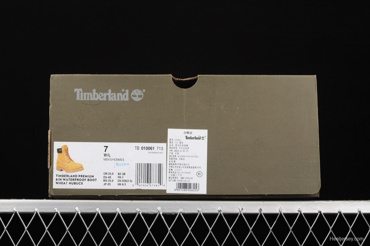 Timberland Yellow High seven-hole male code 10061 six-hole female code 10361 TB010061 713