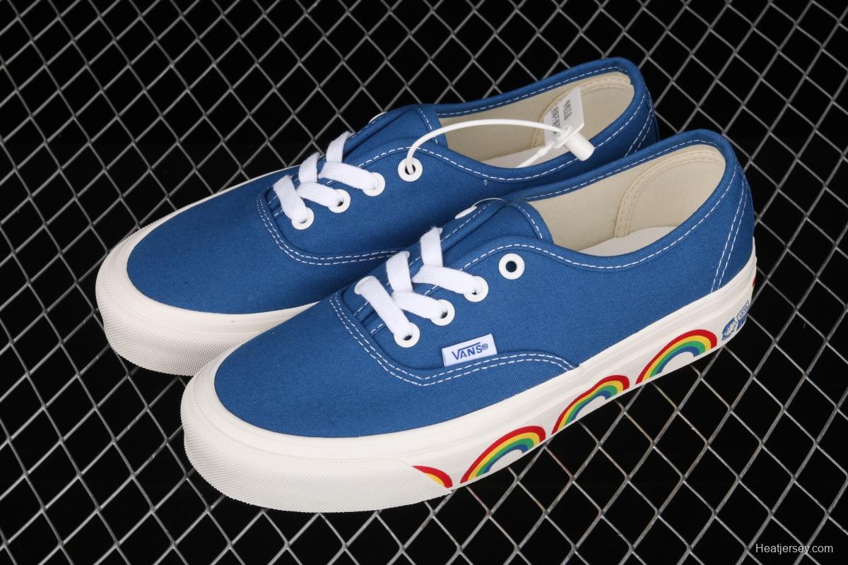 Vans Authentic blue rainbow Anaheim low-top casual board shoes VN0A54F241D