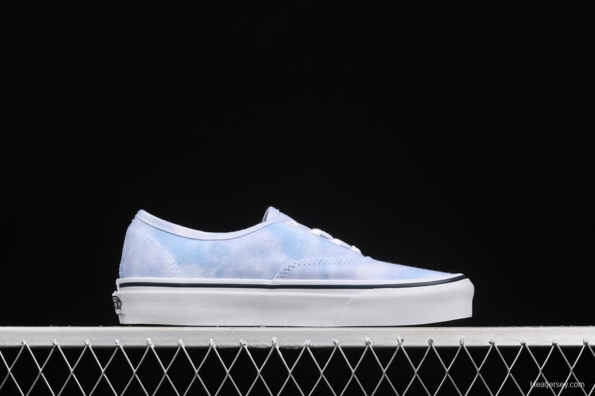 Vans Authentic Lx Vance Milk Blue White Blue low-top Vulcanized Board shoes VN0003B9IWC