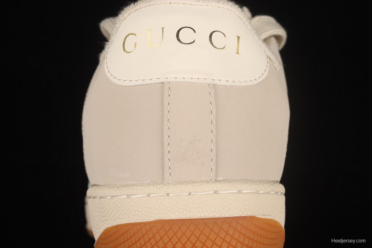 Gucci Distressed Screener Sneaker Gucci classic dirty shoes