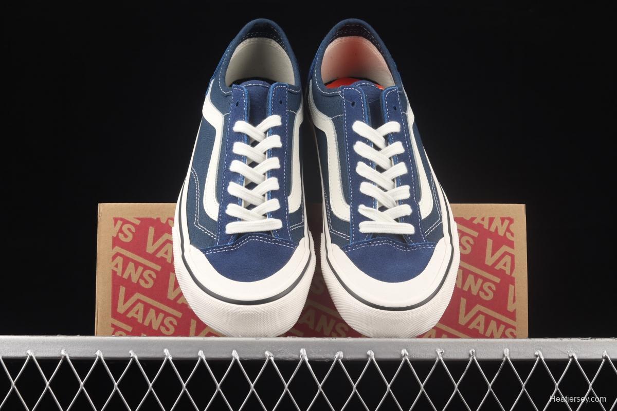 Vans Style 36 SF Klein blue shark side striped low-top casual board shoes VN0A6WKT6QD