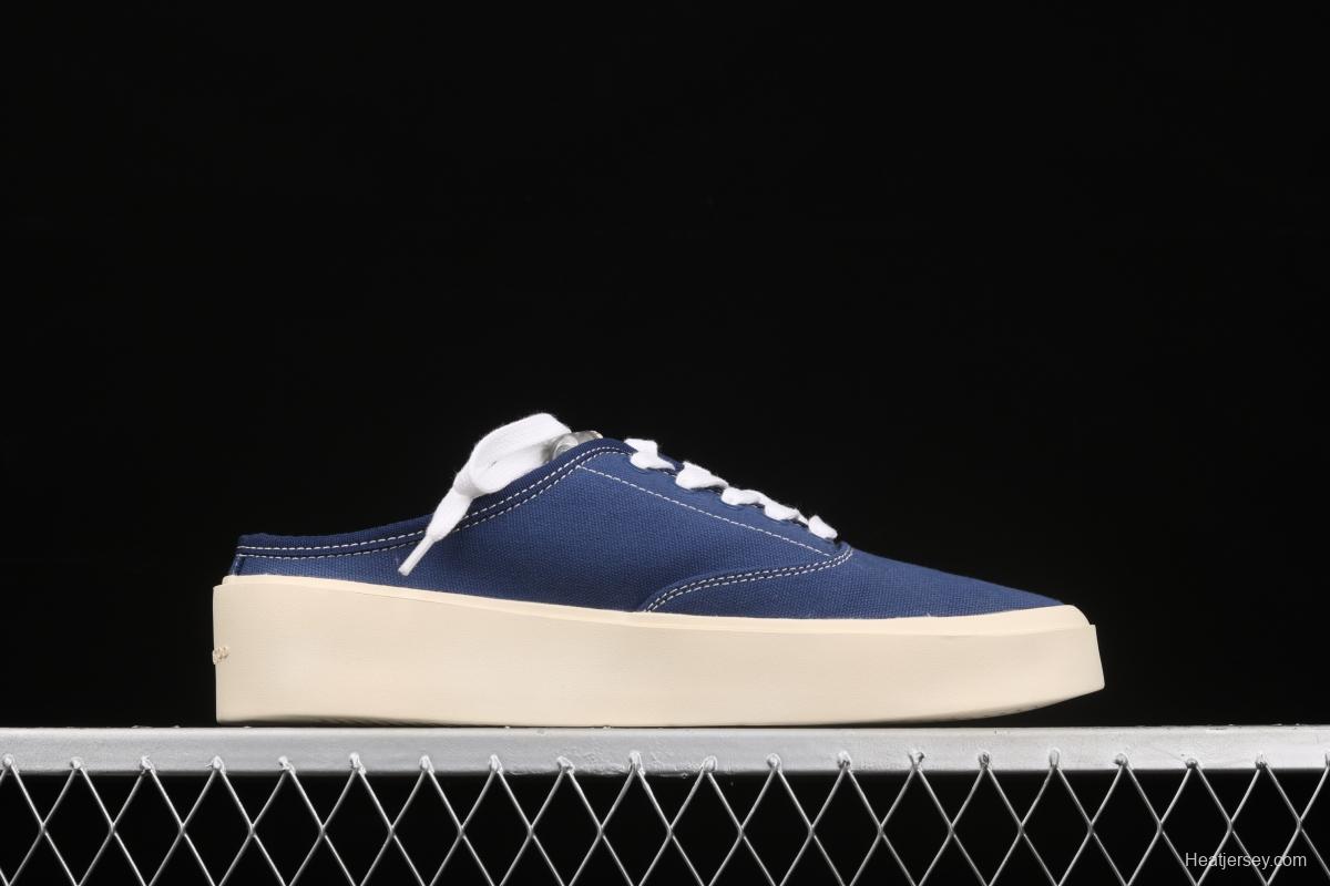 Fear Of God breathable canvas trend leisure semi-dragged blue and white color matching