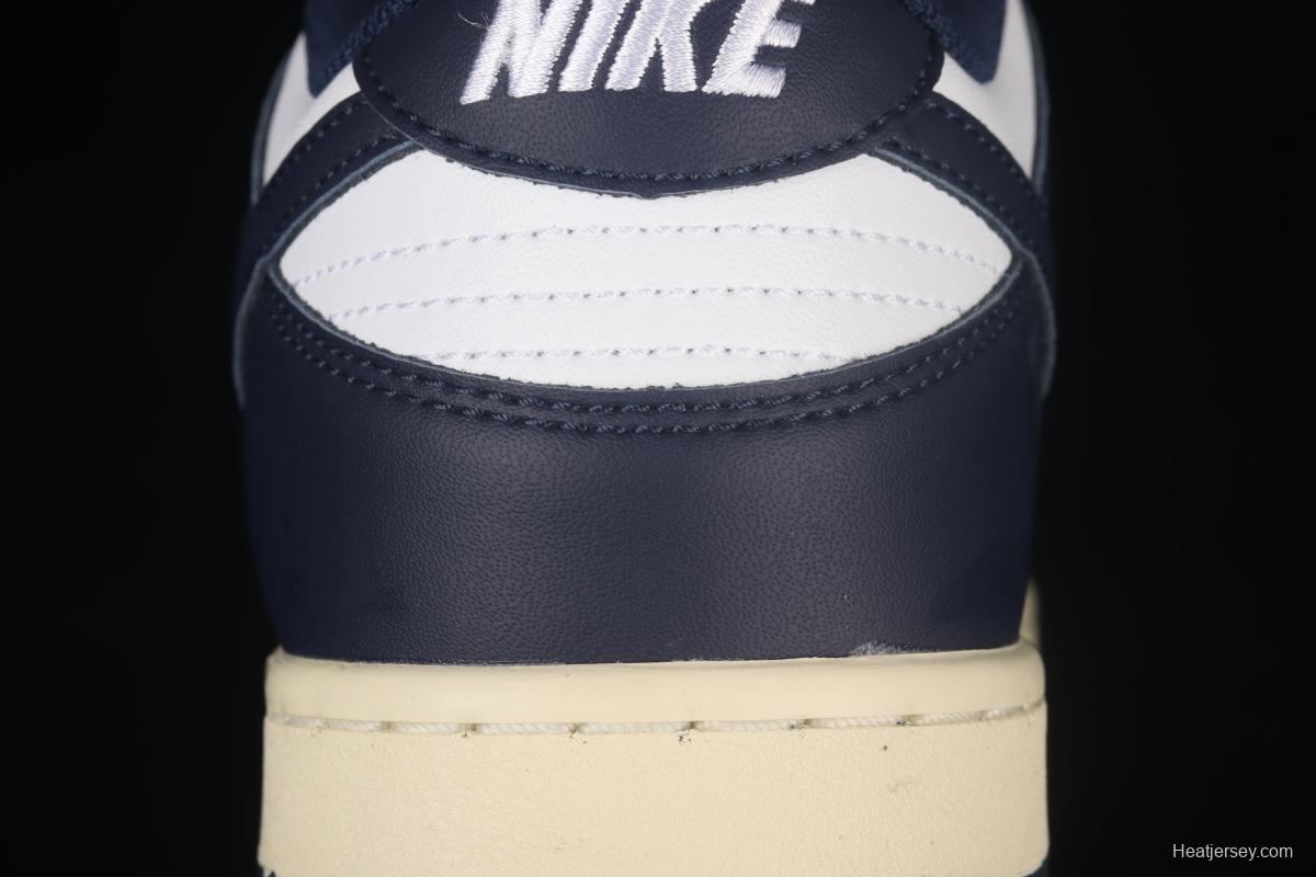 NIKE SB DUNK Low Navy Blue navy blue color SB buckle rebound fashion casual board shoes DD1503-115