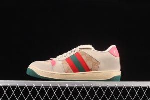 Gucci Distressed Screener Sneaker Gucci classic dirty shoes