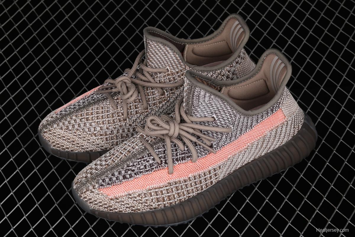 Adidas Yeezy 350 Boost V2 Ash Stone GW0089 Darth Coconut 350 second generation hollowed-out volcanic lime powder color BASF Boost original