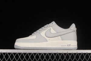 Stussy x NIKE Air Force 1 Low Stussy Co-branded White Gray White Reflective Starry Low Top Casual Sneakers ST2022-616