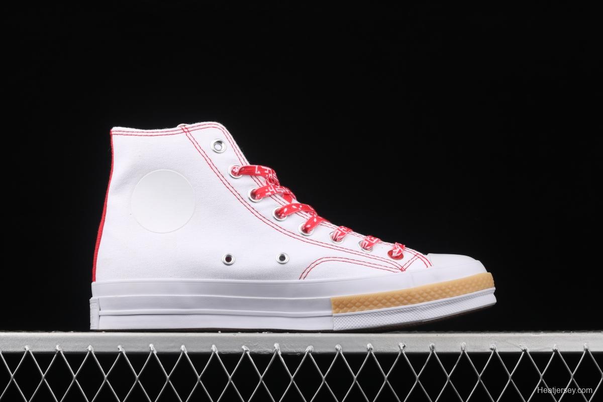 Clot x Converse Chuck 70 Hi White Converse silk dragon high top casual board shoes 171839C