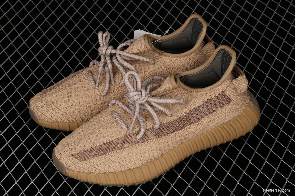 Adidas Yeezy Boost 350 V2 FX9033 Darth Coconut 350 second generation hollowed-out sesame gray angel color BASF popcorn