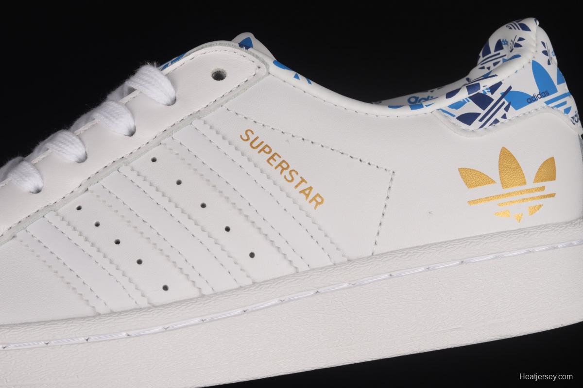 Adidas Originals Superstar HO0186 shell head classic leisure board shoes