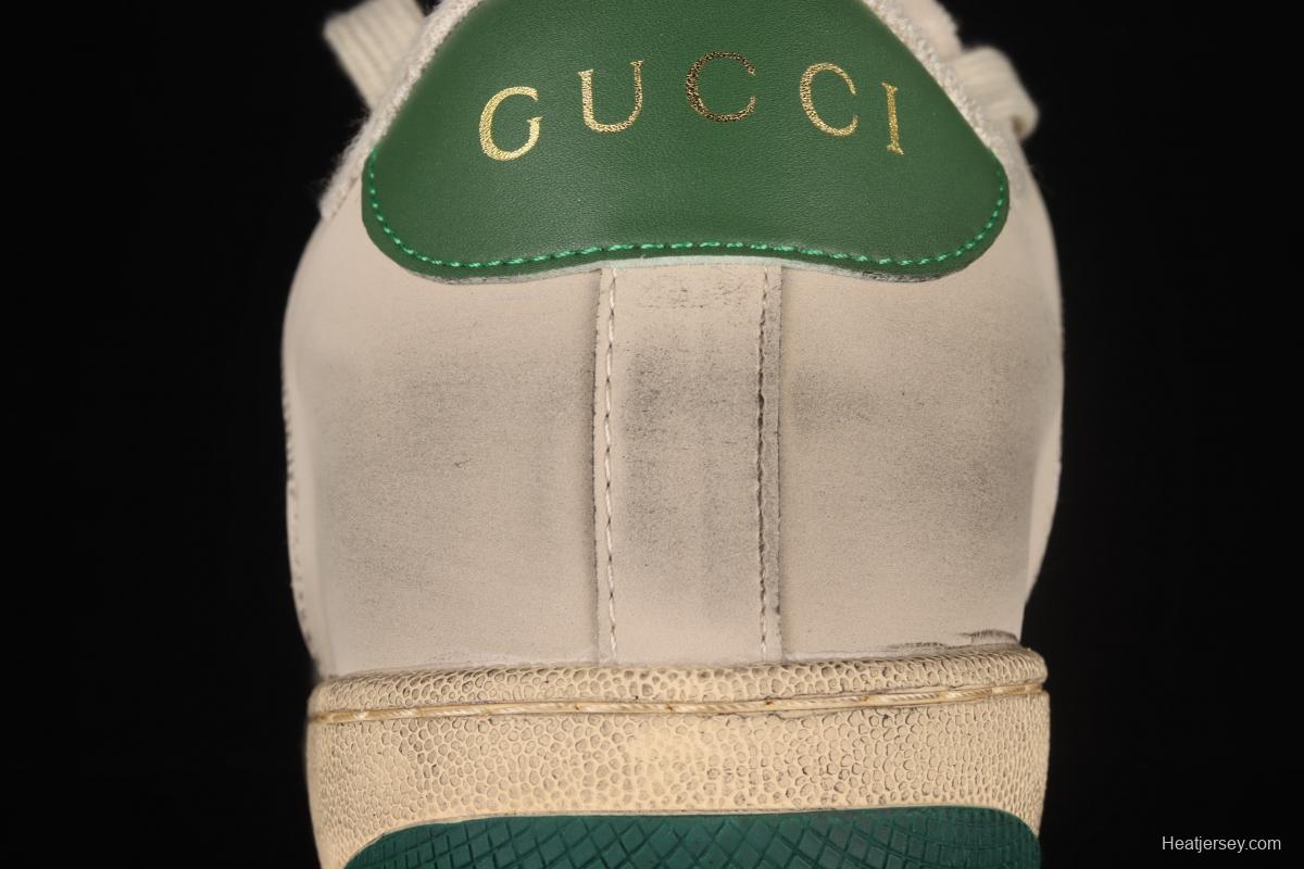 Gucci Distressed Screener Sneaker Gucci classic dirty shoes