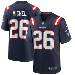 Men's Sony Michel Navy Player Limited Team Jersey