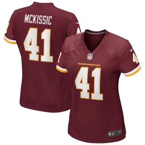 Women's J.D. McKissic Burgundy Player Limited Team Jersey