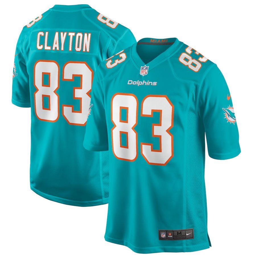 Men's Mark Clayton Aqua Retired Player Limited Team Jersey