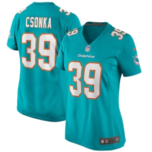 Women's Larry Csonka Aqua Retired Player Limited Team Jersey