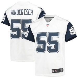 Youth Leighton Vander Esch White Rush Player Limited Team Jersey