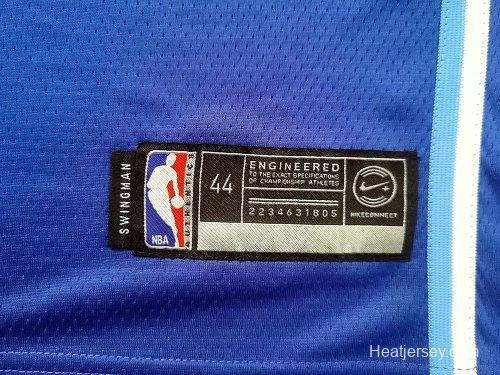 Men's LeBron James Blue Retro Classic Team Jersey