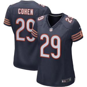 Women's Tarik Cohen Navy Player Limited Team Jersey