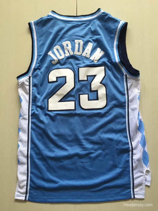 Michael Jordan 23 North Carolina College Basketball Jersey With AJ Logo