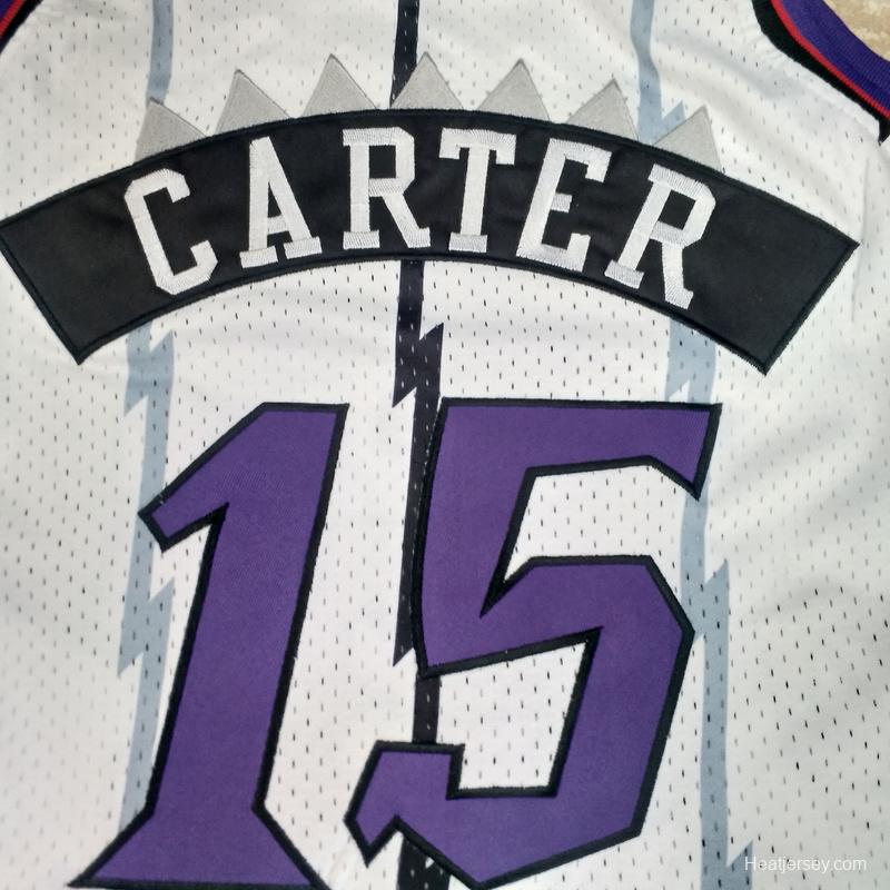 Men's Vince Carter White Retro Classic Team Jersey