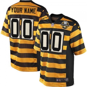 Men's Gold Custom Alternate Game Team Jersey