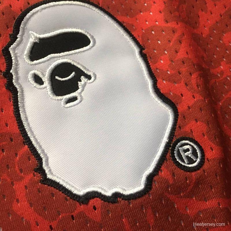 Men's BAPE Red Retro Classic Team Jersey