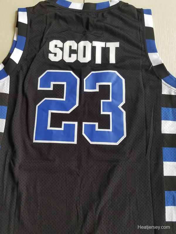 Nathan Scott 23 One Tree Hill Ravens Black Basketball Jersey