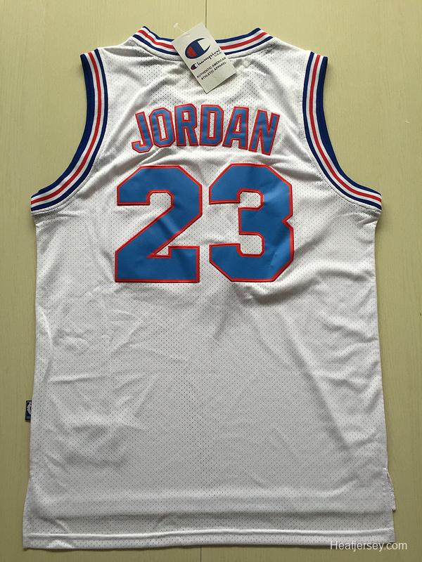 Michael Jordan 23 Movie Edition White Basketball Jersey Kit