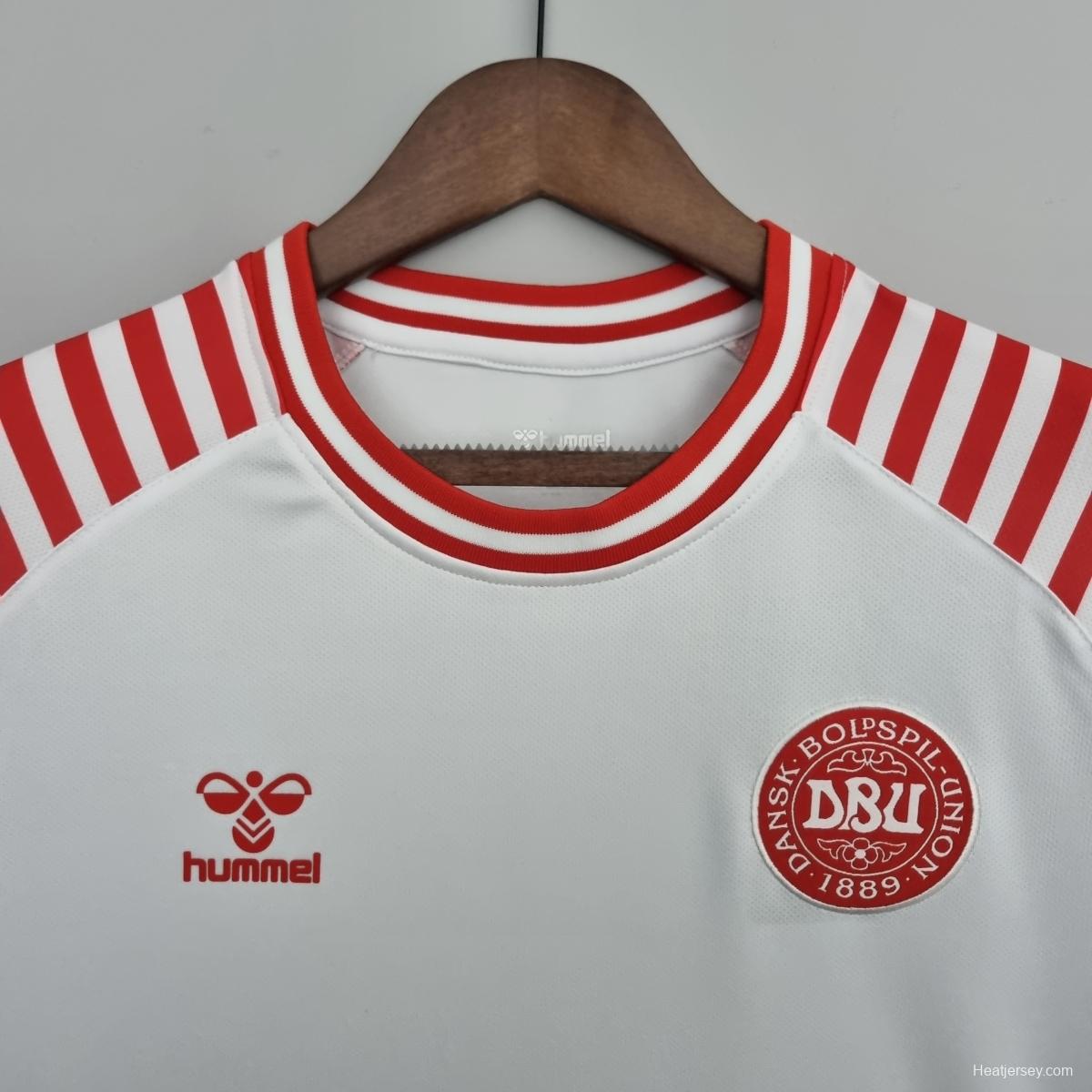 2022 Denmark Hummel x BLS Hafnia Limited Edition White Soccer Jersey