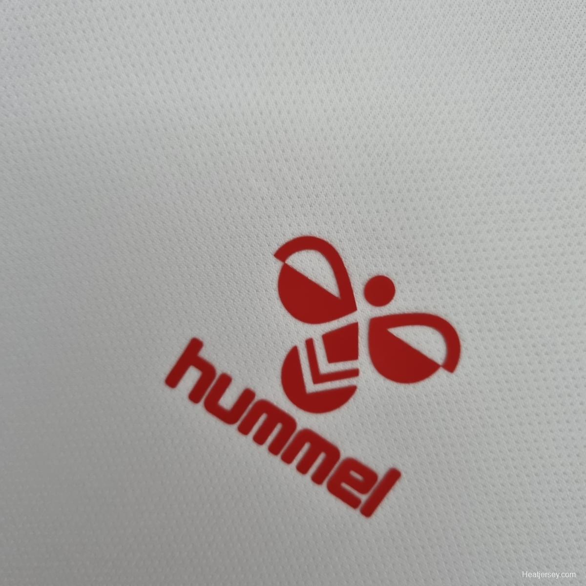 2022 Denmark Hummel x BLS Hafnia Limited Edition White Soccer Jersey