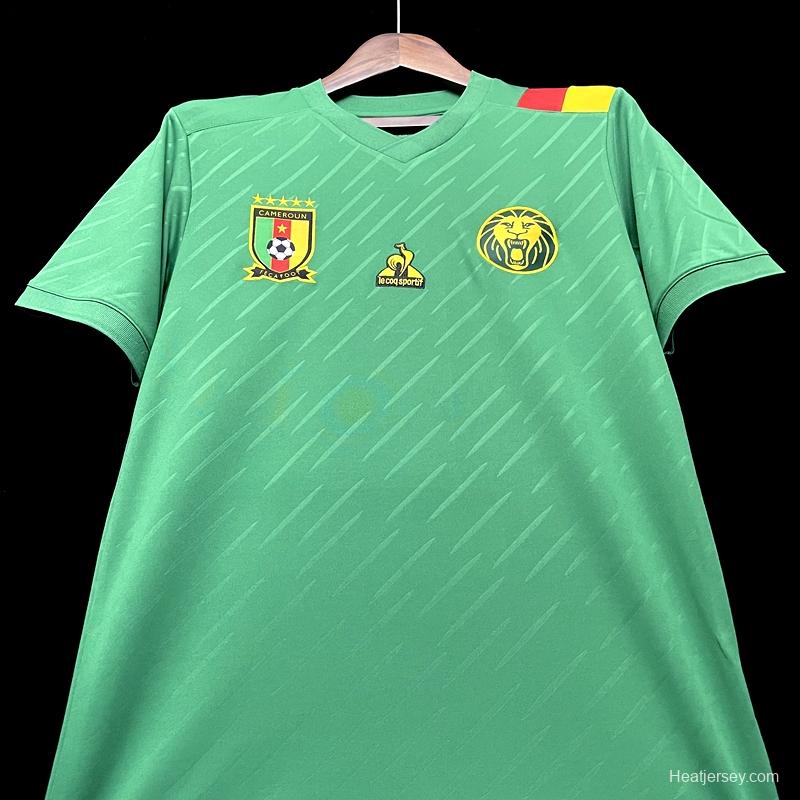 2022 Cameroon Home  Soccer Jersey