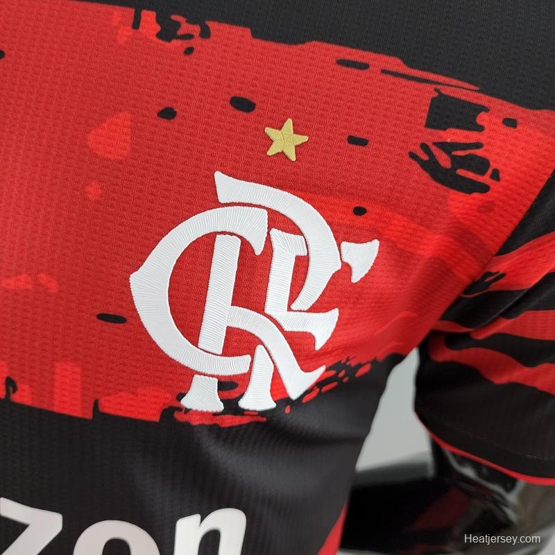 Player Version 22/23 Flamengo Concept Edition Red Black Jersey