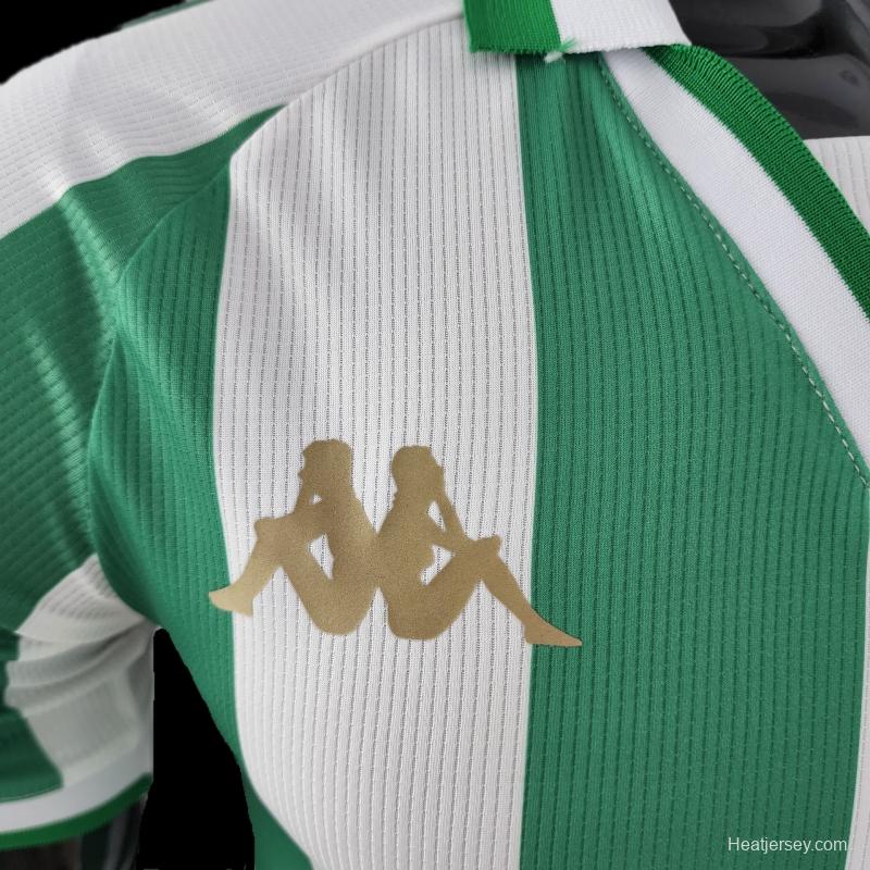 Player Version 22/23 Real Betis King's Cup Version Home Soccer Jersey