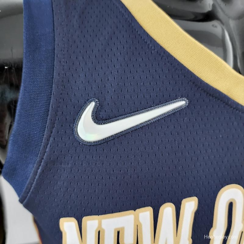 75th Anniversary New Orleans Pelicans Williams #1 Navy Blue NBA Jersey