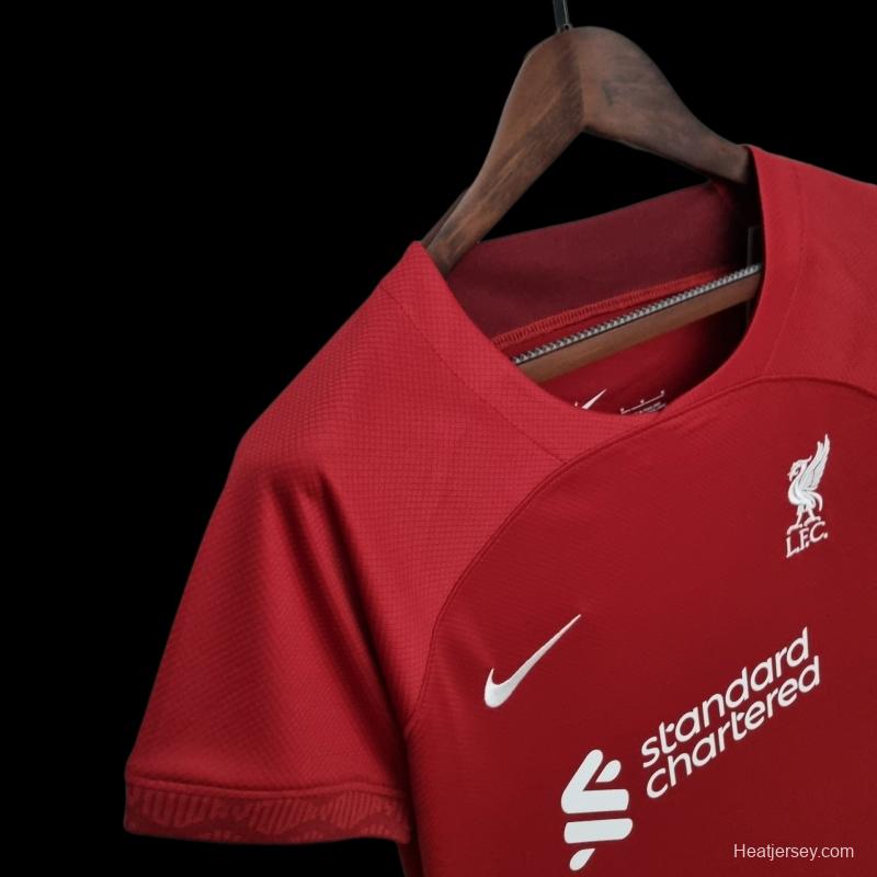 22/23 Women Liverpool Home Soccer Jersey